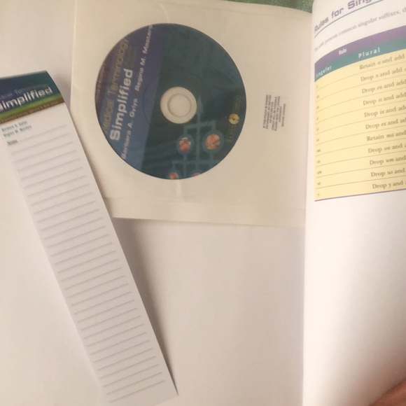 Nurse textbook:  Medical Terminology Simplified - Picture 4 of 5